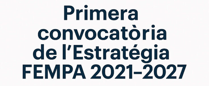 1ª Convocatòria EDLP Pesquera 2021-2027